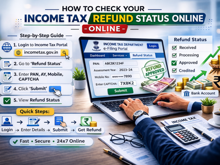HOW TO CHECK INCOME TAX REFUND STATUS ONLINE